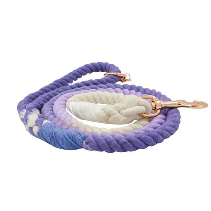 Sassy Woof Rope Leash - Ombre Purple