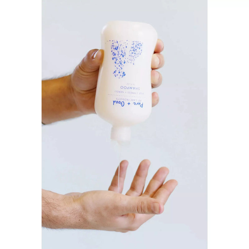 Pure + Good: Blue Cypress + Neroli Shampoo 16oz
