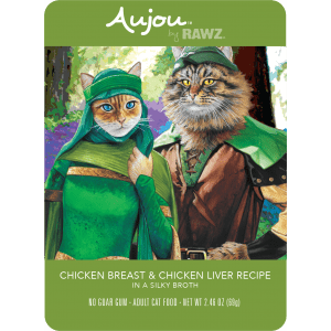 Rawz Cat Aujou Chicken Breast and Liver 2.46oz