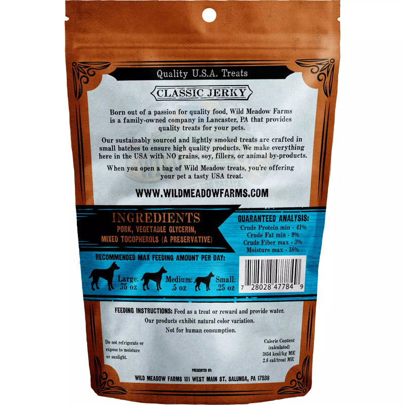 Ingredients: Pork, Vegetable Glycerin, Mixed Tocopherols (a preservative)