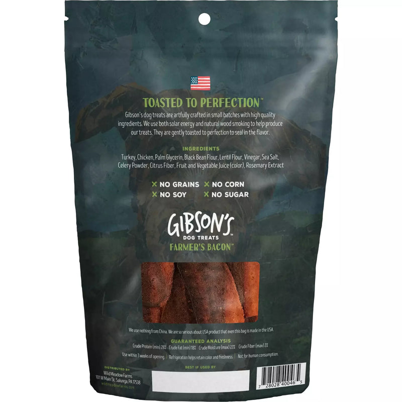 Ingredients: Turkey, Chicken, Vegetable Glycerin, Black Bean Flour, Lentil Flour, Vinegar, Sea Salt, Celery Powder, Citrus Fiber, Fruit and Vegetable Juice (color), Rosemary Extract