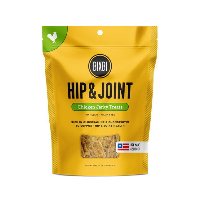 Bixbi Hip & Joint Treats - Chicken Jerky 10oz