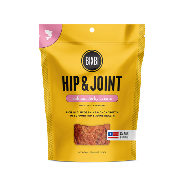 Bixbi Hip & Joint Treats - Salmon Jerky 10oz