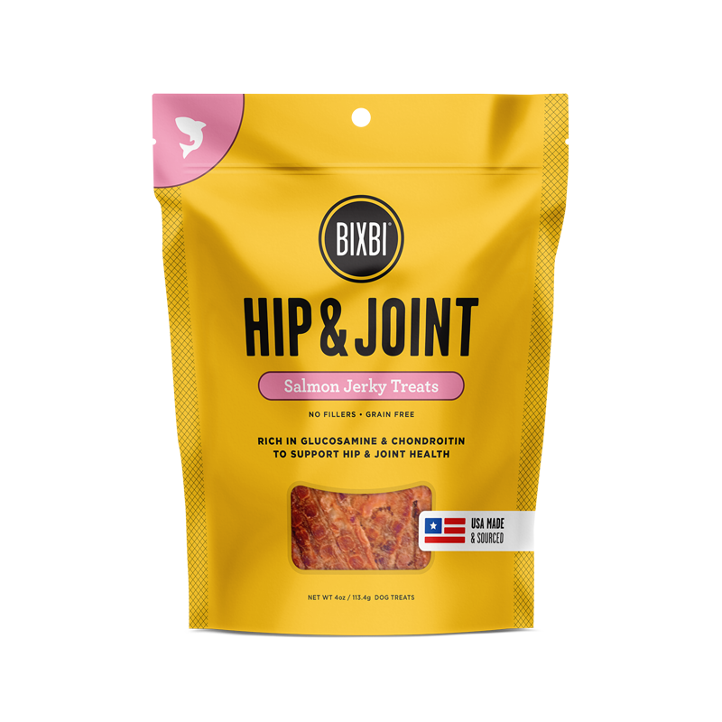 Bixbi Hip & Joint Treats - Salmon Jerky 10oz