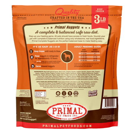 Primal Dog Frozen - Beef