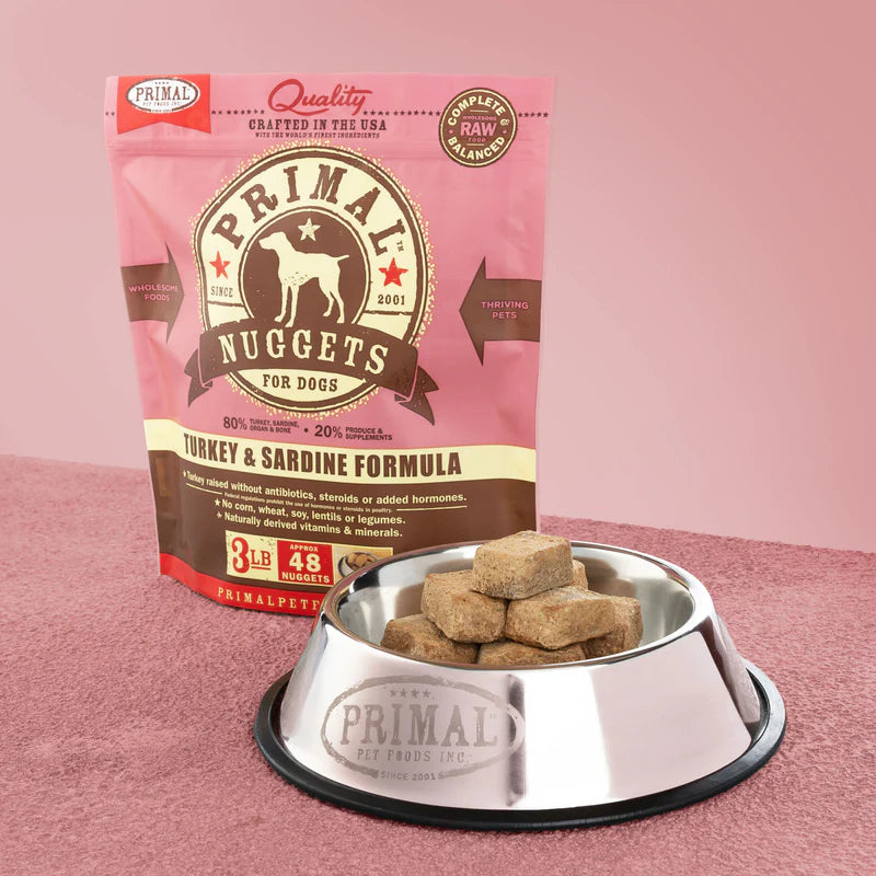 Primal quail dog food outlet