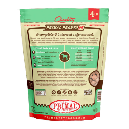 Primal Pronto Dog - Chicken 4lb