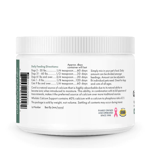 Wholistic Sea Coral Calcium Support