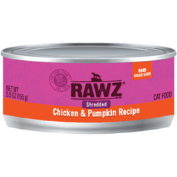 Rawz cat Shredded Chicken & Pumpkin recipe