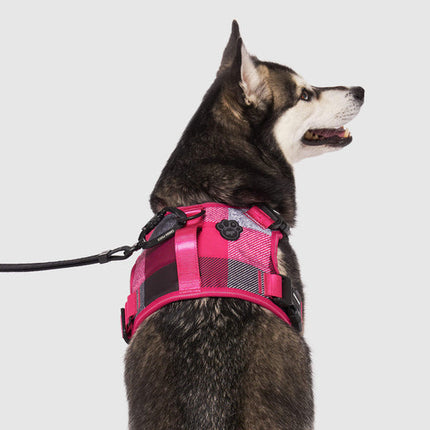 Canada Pooch Complete Control Harness - Pink Plaid