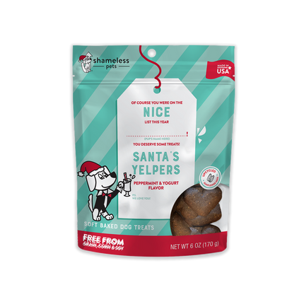 Shameless Pet Santa's Yelpers Soft Baked Dog Treats