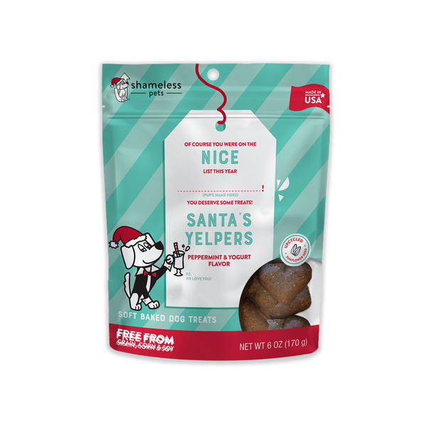 Shameless Pet Santa's Yelpers Soft Baked Dog Treats