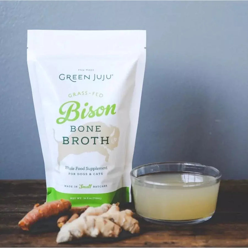 Green Juju Whole Food Supplement - Bison Bone Broth 20oz