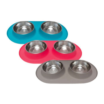 Messy Mutts Double Silicone Feeder - Extra Large 6 cups