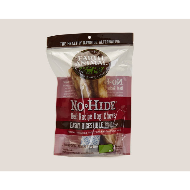 Earth Animal no hide beef chews 7" 2 pack