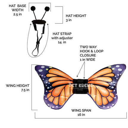 Monarch Butterfly Dog Costume