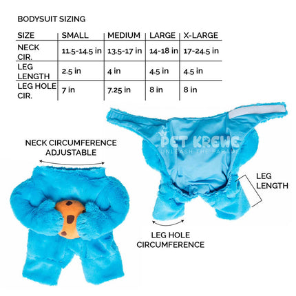 Sesame Street Cookie Monster Dog Costume