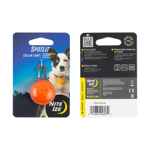 Nite Ize SpotLit Collar Light - Orange