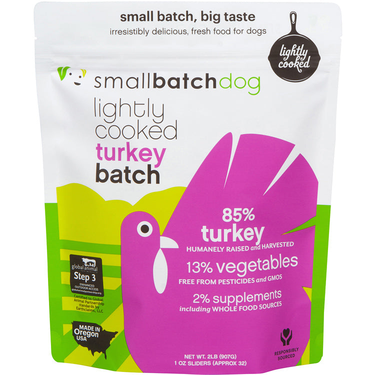 Smallbatch Dog Lightly Cooked - Turkey