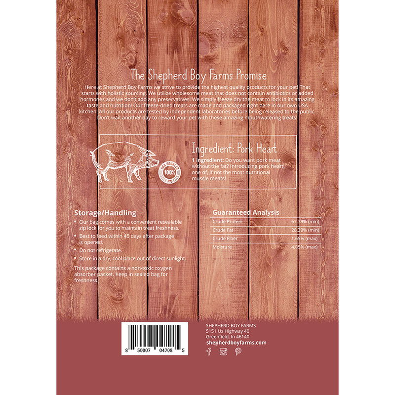 Shepherd Boy Farms Freeze Dried Dog and Cat Treats, Lamb Liver, All Natural Single Ingredient Freeze-Dried Dog Treat & Snacks, Made in USA, High Protein, Essential Nutrition of Raw Food, 8oz