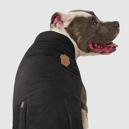 Canada Pooch Reversible Vest black with plaid