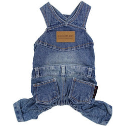 Parisian Pet Denim Overalls