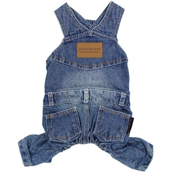 Parisian Pet Denim Overalls