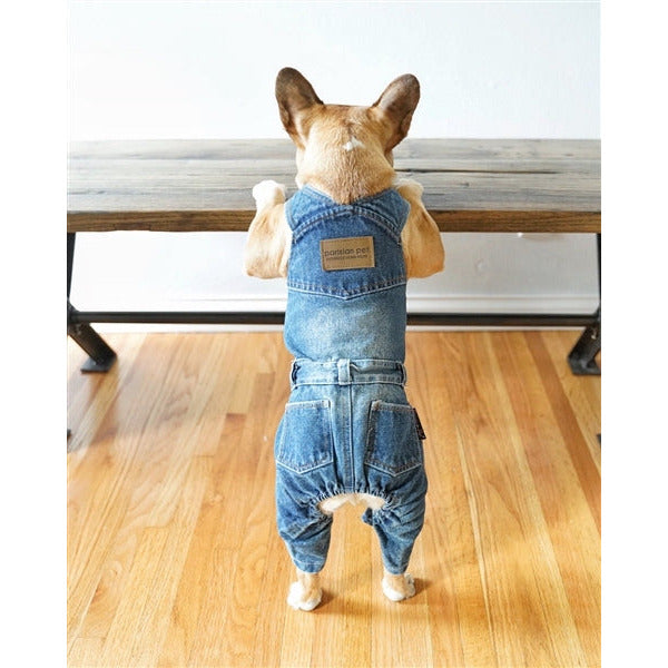 Parisian Pet Denim Overalls