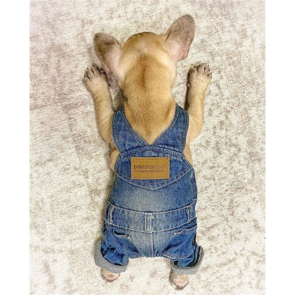 Parisian Pet Denim Overalls