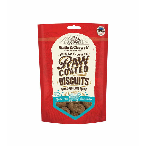 Stella & Chewy's raw coated biscuits lamb cage free 9oz