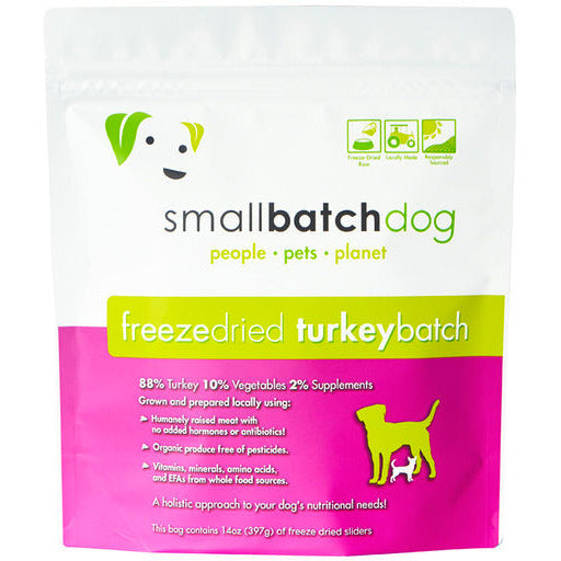 Smallbatch Dog Freeze Dried Sliders - Turkey