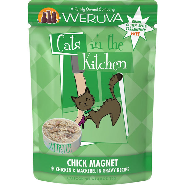 Weruva cats in the kitchen pouch chick magnet 3oz