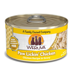 Weruva paw lickin chicken cat can