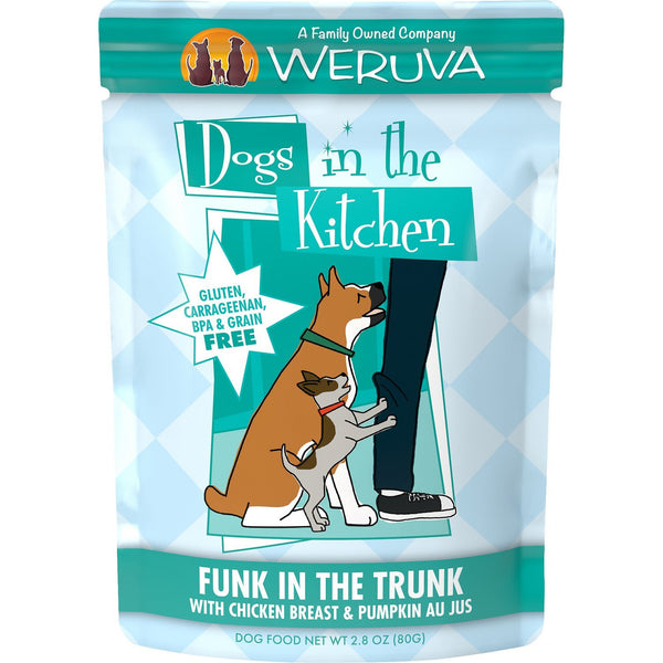 Weruva Dogs in the kitchen pouch funk in the trunk 2.8oz