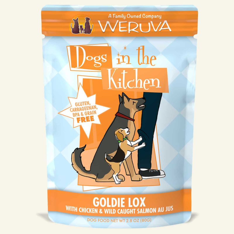 Weruva Dogs in the kitchen pouch goldie lox 2.8oz