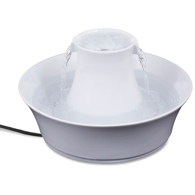 PetSafe Drinkwell Pet Fountain - Porcelain Avalon White