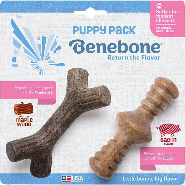 BeneBone Puppy 2 pack Bacon sticks