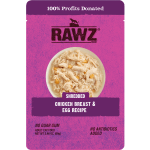 Rawz Cat Chicken Breast and Egg Shredded 2.46oz
