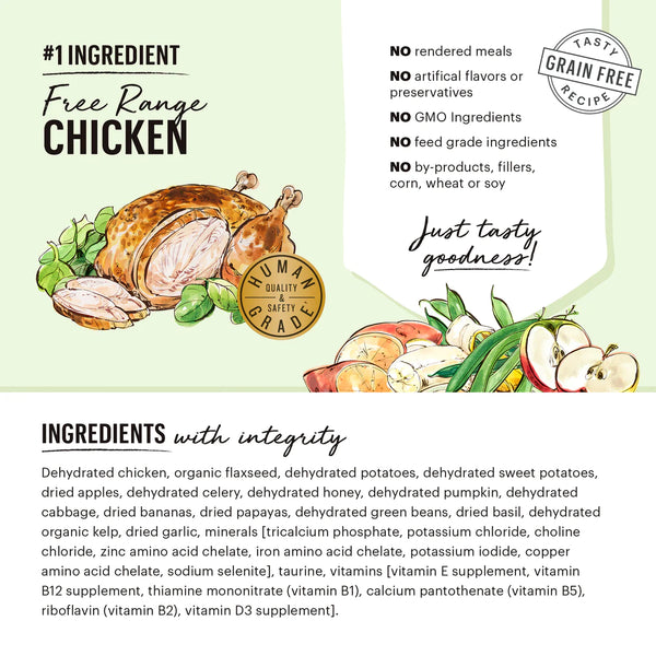 The Honest Kitchen: Grain Free Dehydrated Dog Food - Chicken Recipe