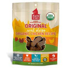 Plato Original Real Strips Organic Chicken 18oz