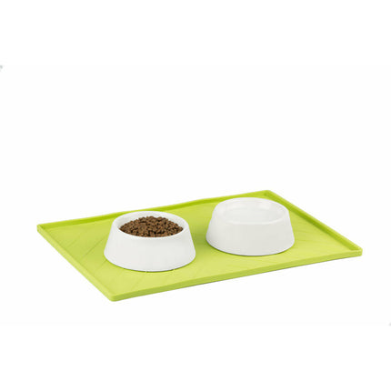 Messy Mutts Silicone Bowl Mat - Green