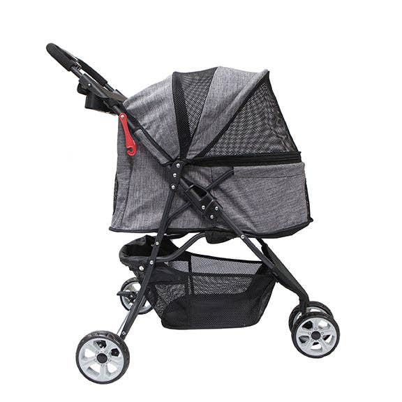 Petique Glacier Pet Stroller - State Grey