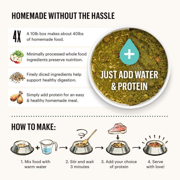 The Honest Kitchen Grain Free Fruit & Veggie Dehydrated Base Mix