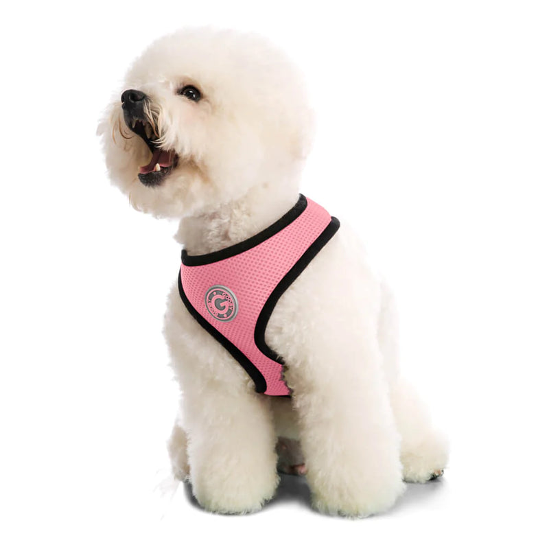 Gooby Soft Mesh Harness Pink