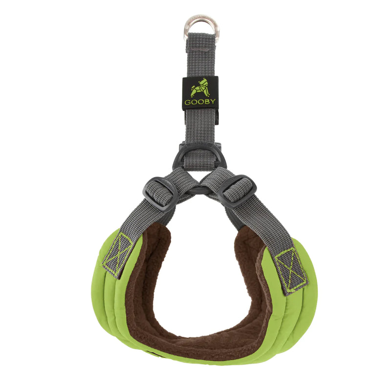 Gooby Escape Free memory foam Harness Green