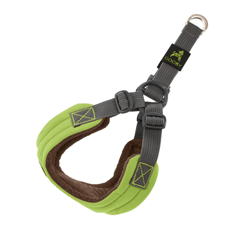 Gooby Escape Free memory foam Harness Green