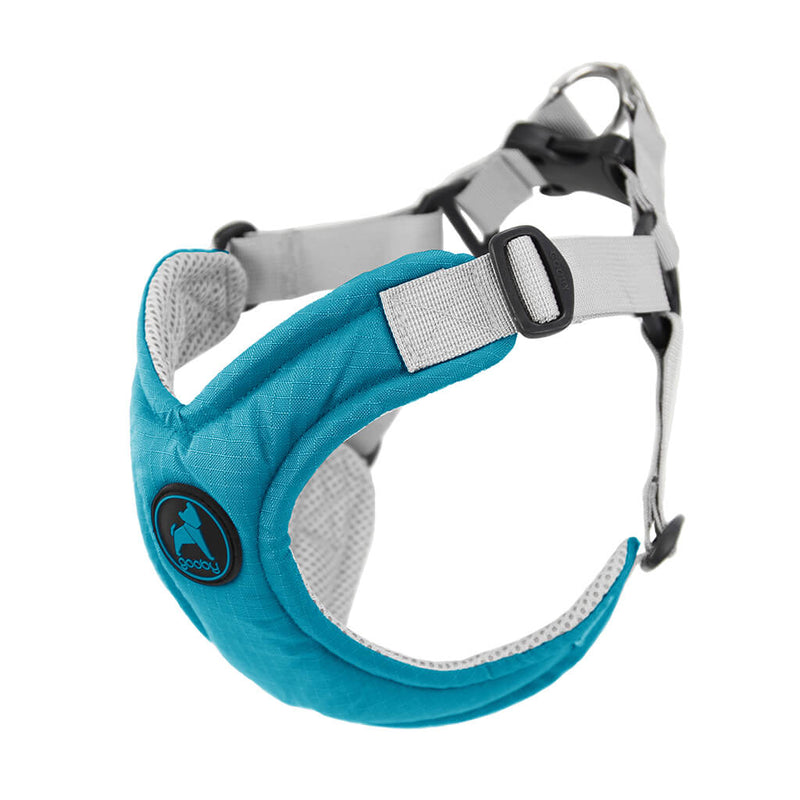 Gooby Memory Foam Step-In Harness Turquoise