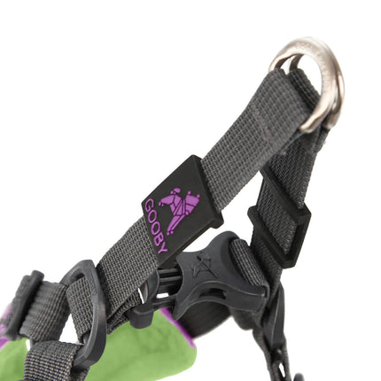 Gooby Escape Free memory foam Harness Purple