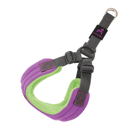 Gooby Escape Free memory foam Harness Purple