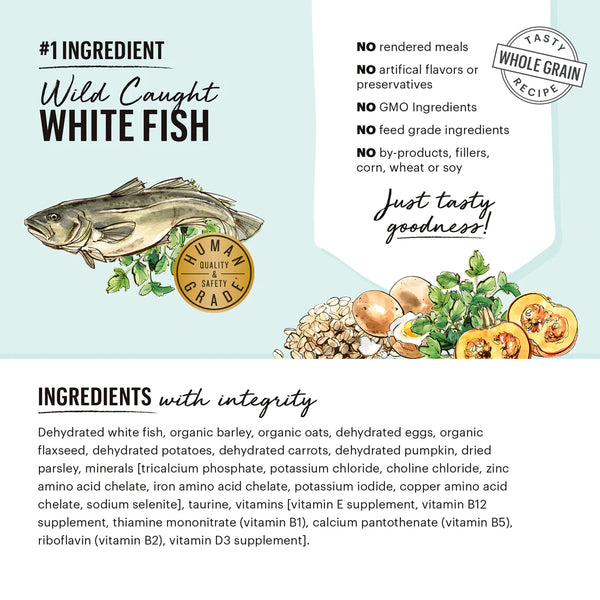 The Honest Kitchen: Whole Grain Dehydrated Dog Food - Fish & Oat Recipe